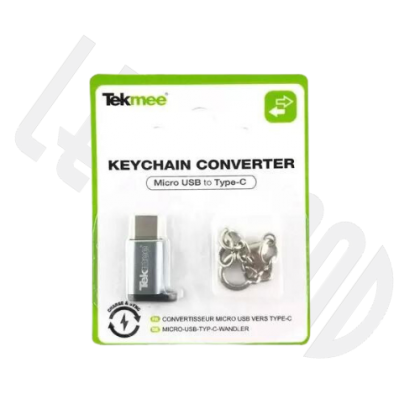 KEYCHAIN CONVERTEUR USB C TEKMEE