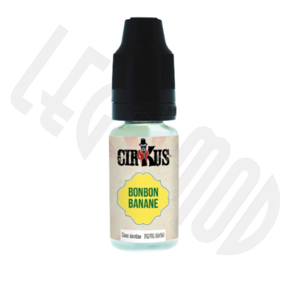 Bonbon Banane d'Authentic Cirkus 10ml