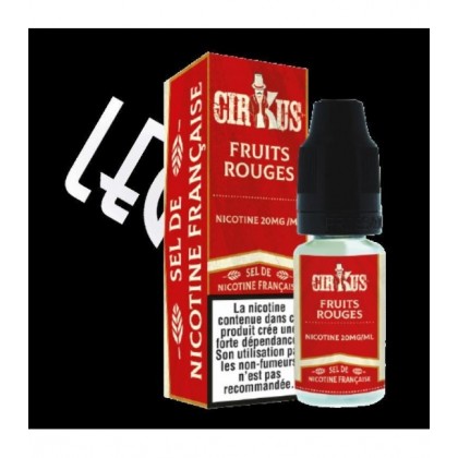 Fruits Rouges sels de nicotine Authentic Cirkus 10ml