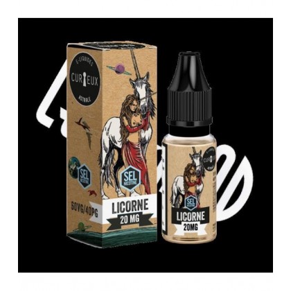 LICORNE SEL DE NICOTINE 10ML CURIEUX