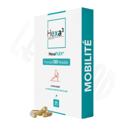CAPSULE CBD MOBILIT2 30 JOURS HEXAFLEX HEXA3