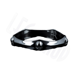 ROYAL CORSAIRE BLACK EDITION BAGUE ARGENT PLAQUE RUTHENIUM